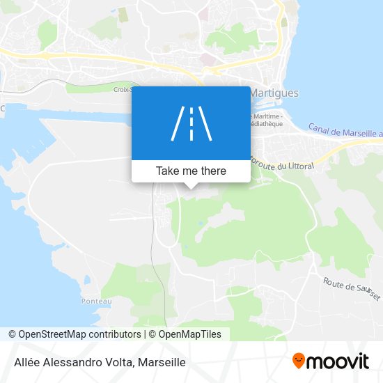 Allée Alessandro Volta map