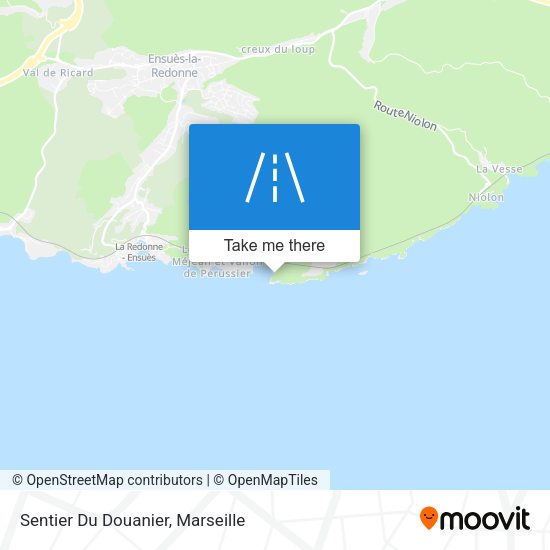 Sentier Du Douanier map