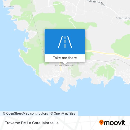 Traverse De La Gare map