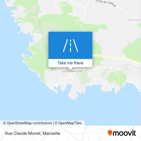 Rue Claude Monet map