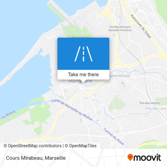 Cours Mirabeau map