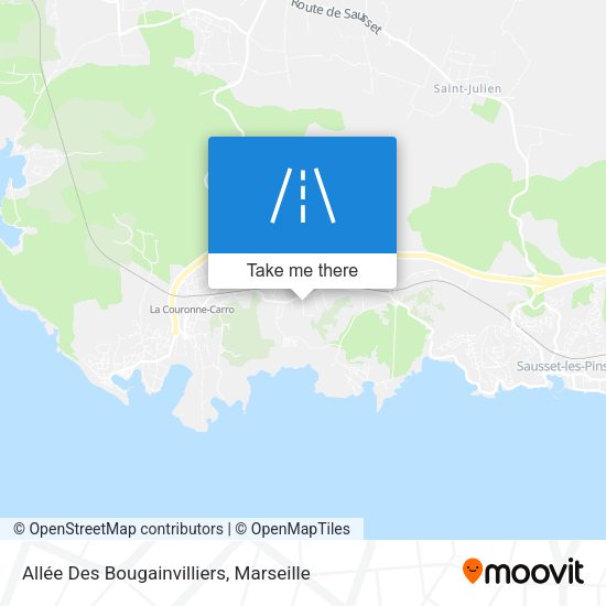 Allée Des Bougainvilliers map