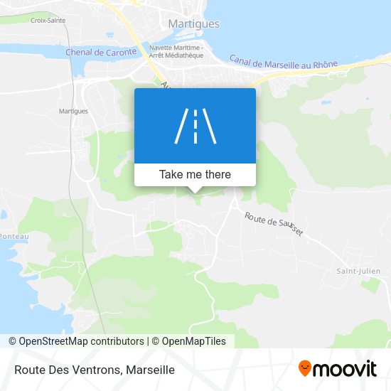 Route Des Ventrons map