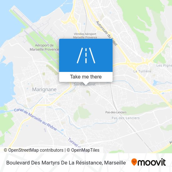 Boulevard Des Martyrs De La Résistance map