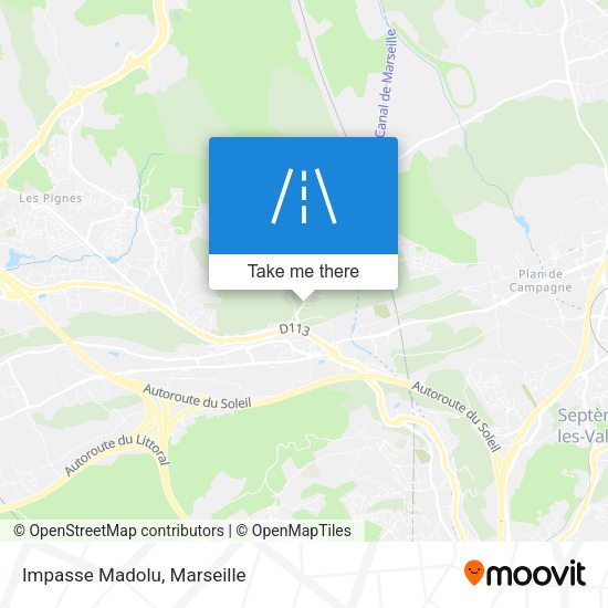 Impasse Madolu map