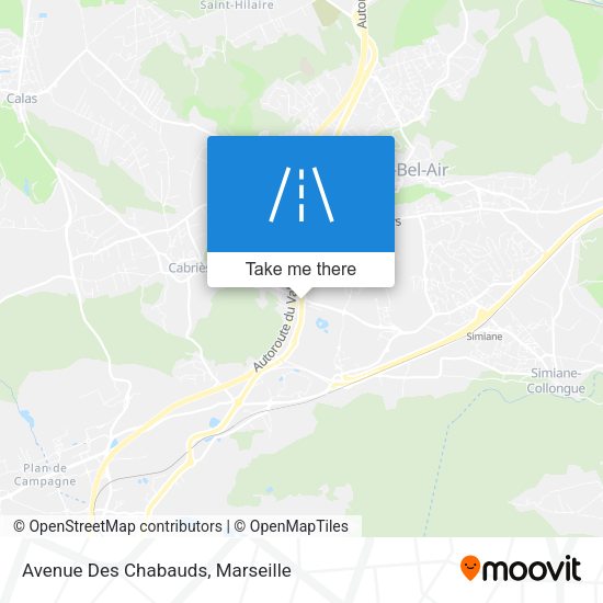 Avenue Des Chabauds map