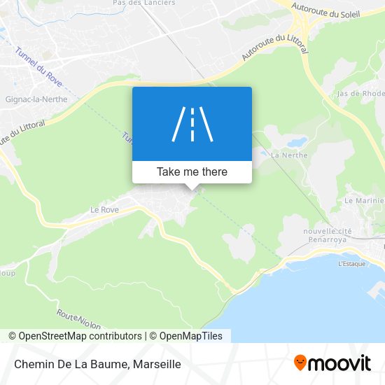 Chemin De La Baume map