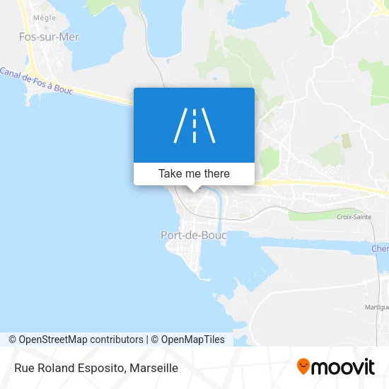 Rue Roland Esposito map