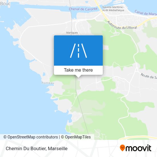 Chemin Du Boutier map