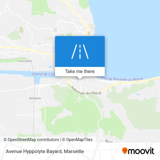 Avenue Hyppolyte Bayard map