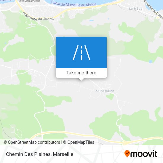Chemin Des Plaines map