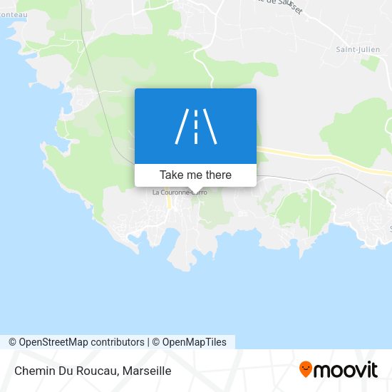 Chemin Du Roucau map