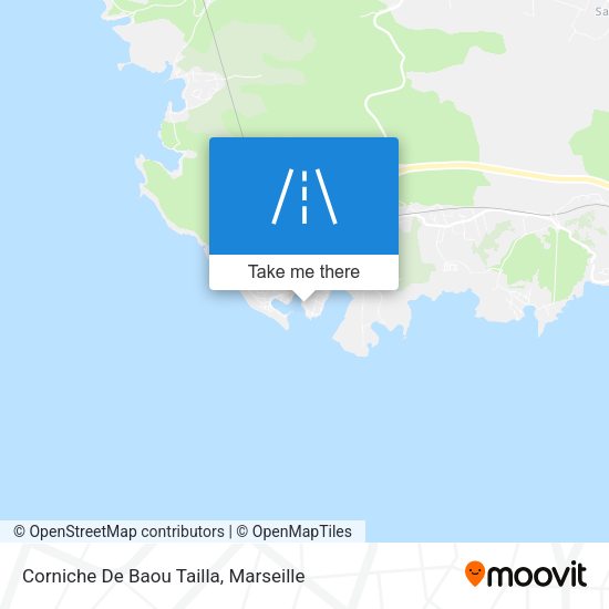 Corniche De Baou Tailla map