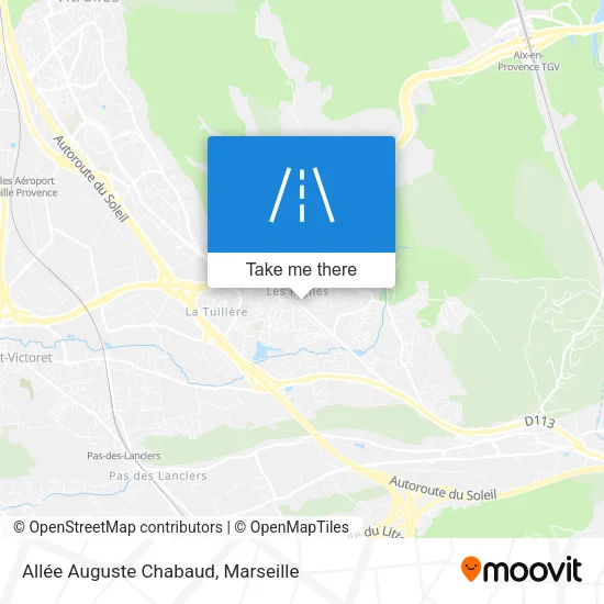 Allée Auguste Chabaud map