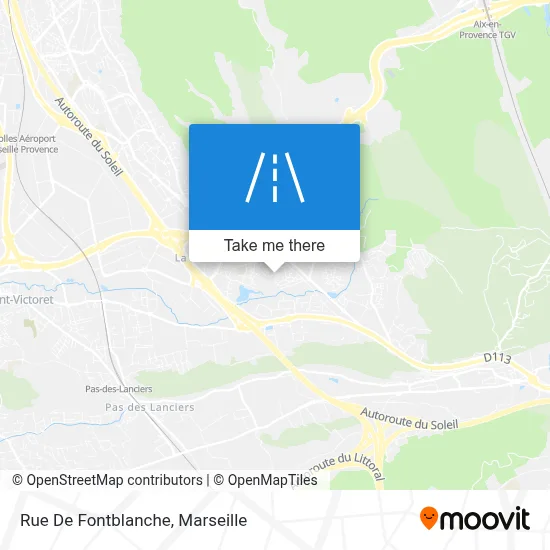 Rue De Fontblanche map
