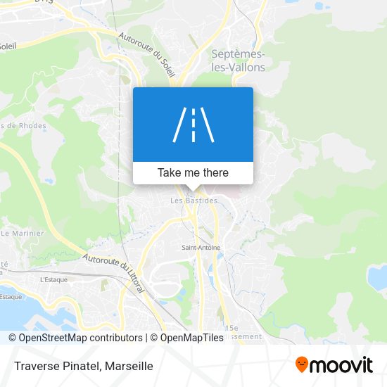 Traverse Pinatel map