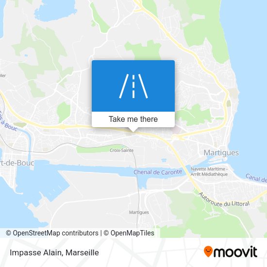 Impasse Alain map