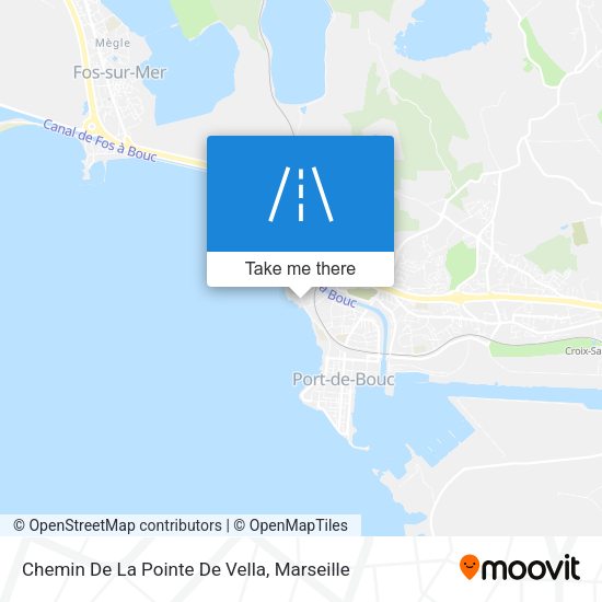 Chemin De La Pointe De Vella map