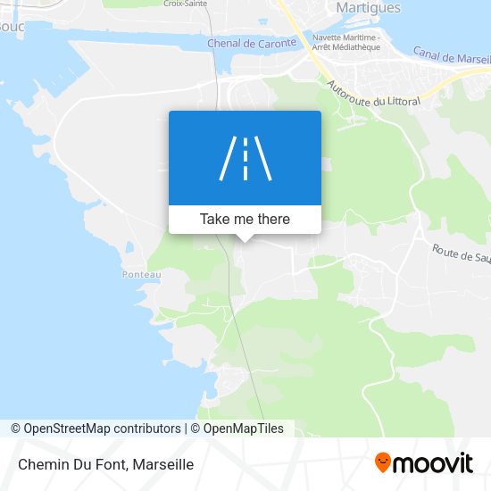 Chemin Du Font map