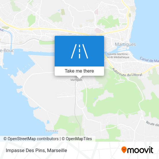 Impasse Des Pins map