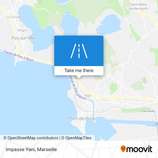 Impasse Yani map