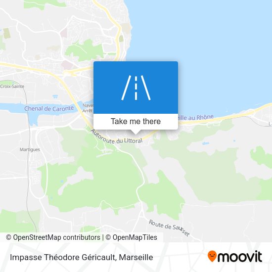 Impasse Théodore Géricault map