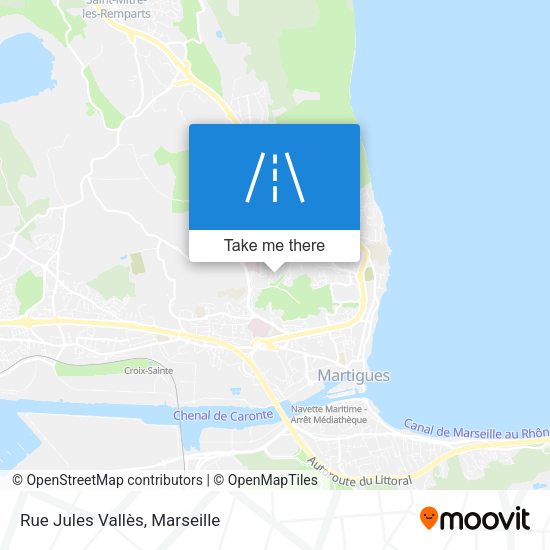 Rue Jules Vallès map