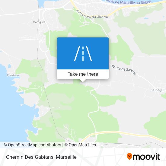 Chemin Des Gabians map