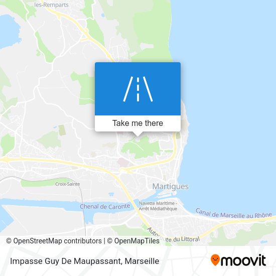 Impasse Guy De Maupassant map