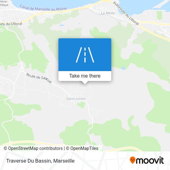 Traverse Du Bassin map