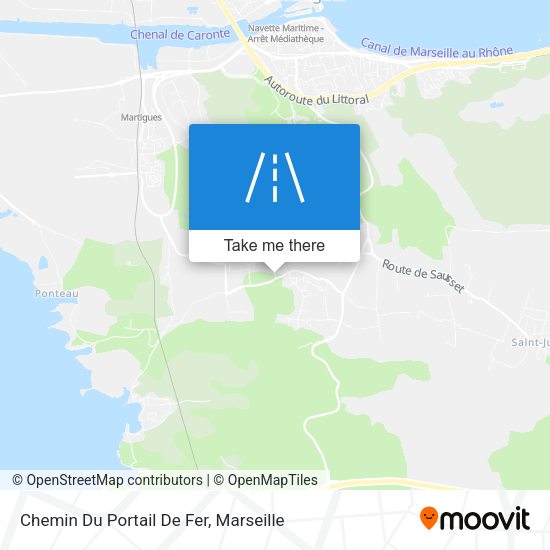 Chemin Du Portail De Fer map