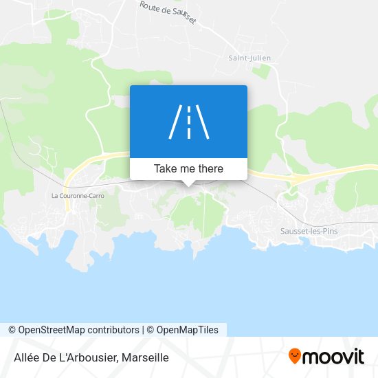 Allée De L'Arbousier map