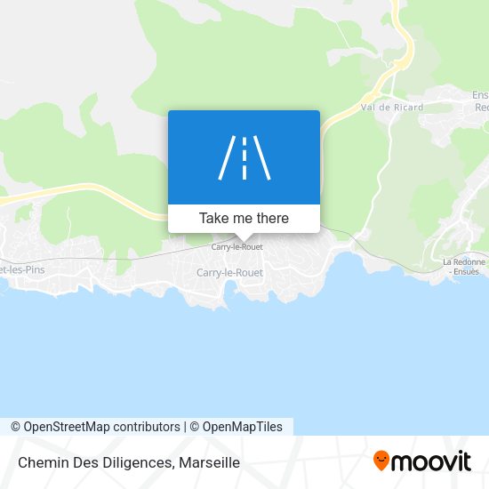 Chemin Des Diligences map