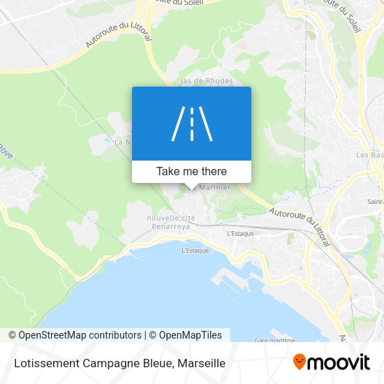 Lotissement Campagne Bleue map