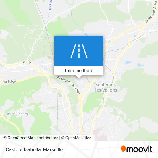 Castors Isabella map
