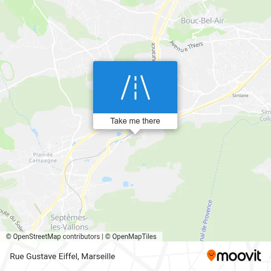 Rue Gustave Eiffel map