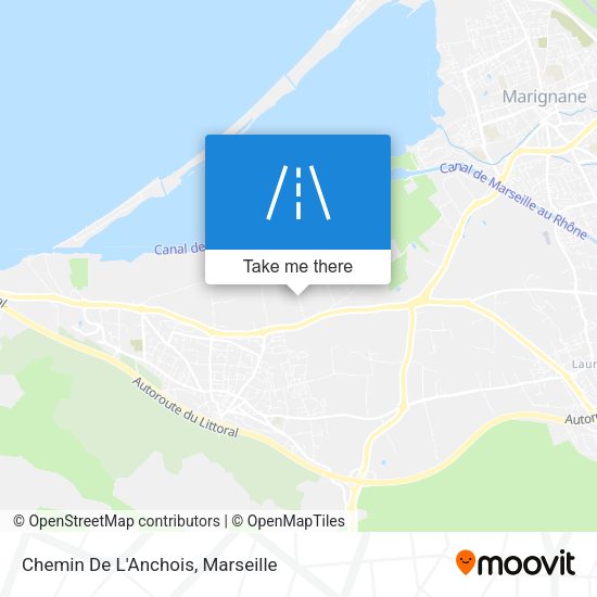 Chemin De L'Anchois map