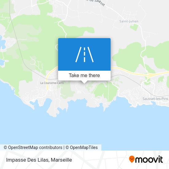 Impasse Des Lilas map