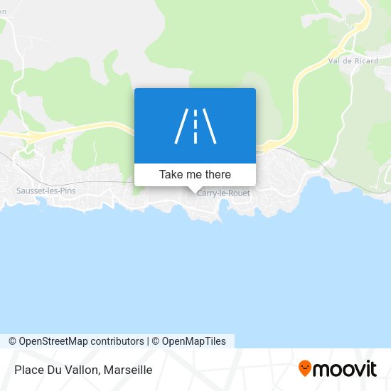 Place Du Vallon map