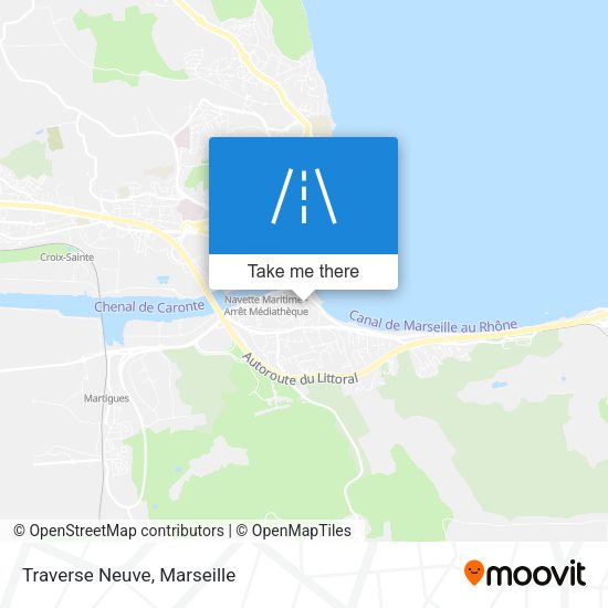 Traverse Neuve map