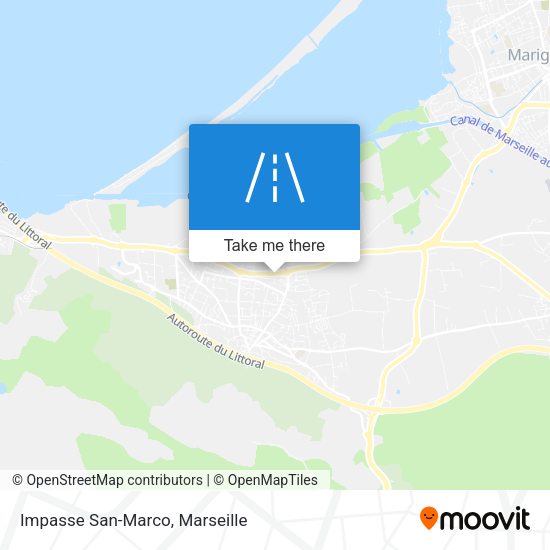 Impasse San-Marco map