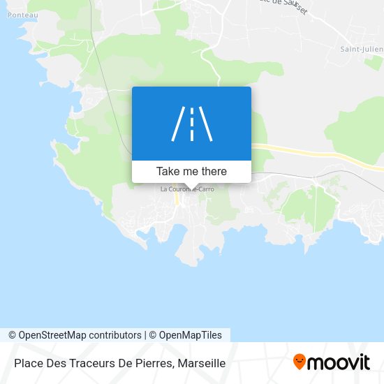 Place Des Traceurs De Pierres map
