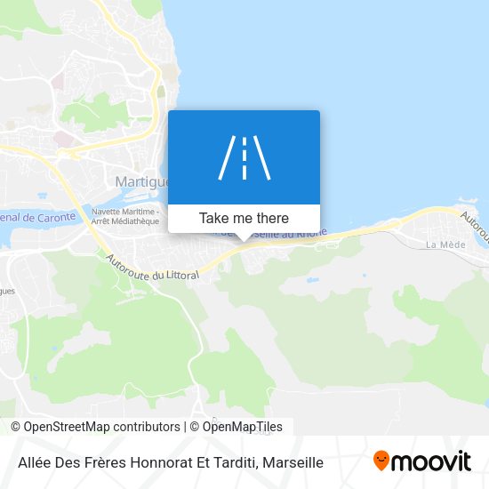 Allée Des Frères Honnorat Et Tarditi map
