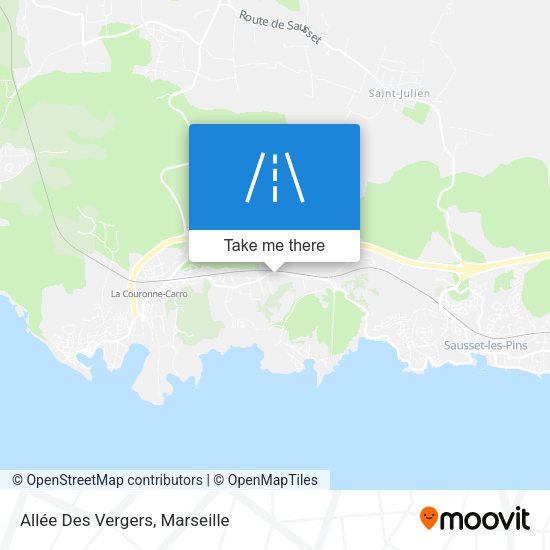 Allée Des Vergers map