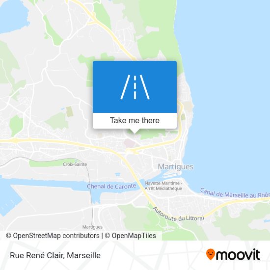 Rue René Clair map