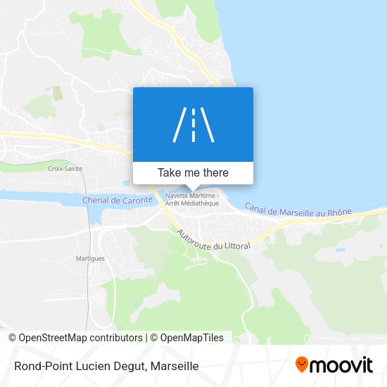 Rond-Point Lucien Degut map