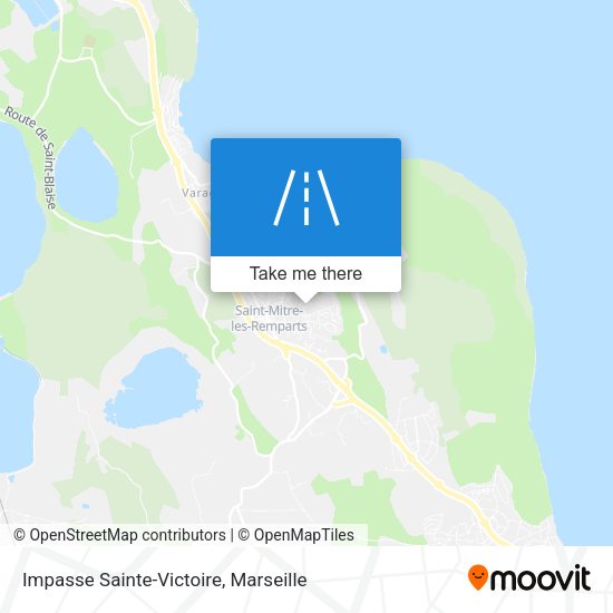 Impasse Sainte-Victoire map
