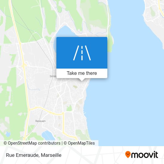 Rue Emeraude map