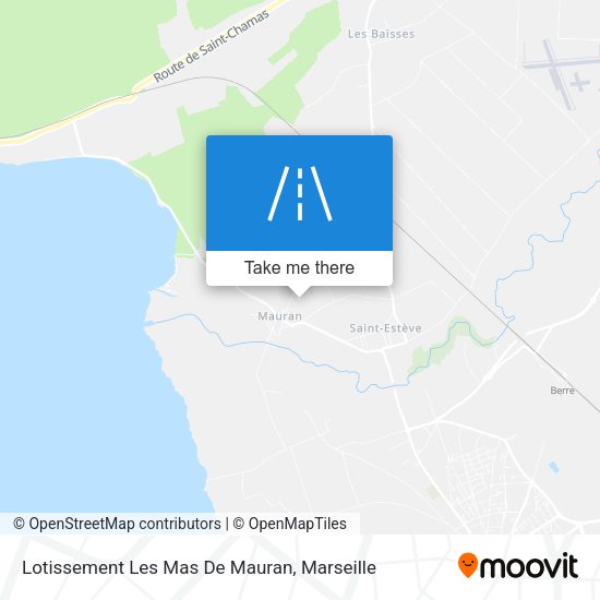 Lotissement Les Mas De Mauran map