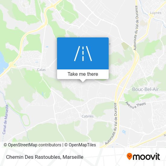 Chemin Des Rastoubles map